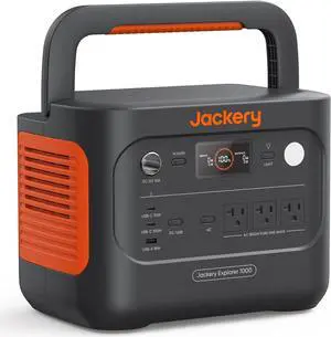 Explorer 1000 v2 Portable Power Station,1070Wh LiFePO4 Battery,1500W AC/100W USB-C Output, 1 Hr Fast Charge, Solar Generator for Camping,Emergency, RV, Off-Grid Living(Solar Panel Optional)