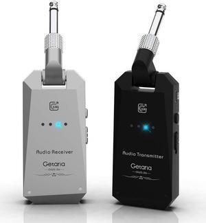 5.8GHz Wireless Guitar System Wireless Guitar Transmitter Receiver Set 4 Channels for Electric Guitar Bass