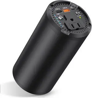 Portable Power Bank with 100W AC Outlet, 98Wh/27000mAh with 65W PD USB C, Travel Portable Battery Pack Laptop Power Bank for HP, Notebooks, MacBook