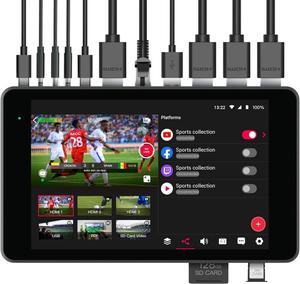 Portable Multi-Cam Live Streaming Studio Encoder Recorder Switcher (USA, Canada, Mexico Region)