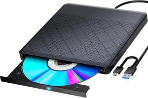 External Compatible Bluray Drives Read/Write Portable Compatible Blu ray Burner USB 3.0 Type-C/Windows 7-11 Mac OS Laptop Compatible Read BD DVD CD external blueray/dvd drive for pc best dvd drive