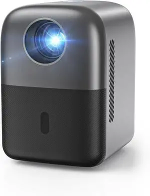 Mini Projector, Fully Sealed Portable Projector with Bluetooth, 75% Zoom & Low Noise, Movie Projector for Phone/Laptop/Stick/HDMI/USB