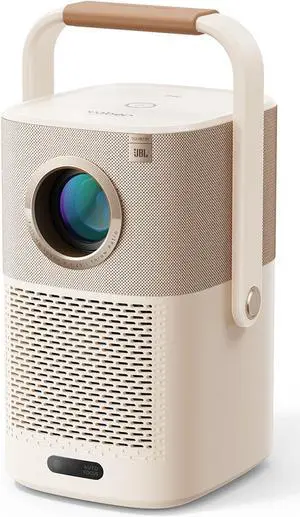 T2 Outdoor Projector with WiFi 6 and Bluetooth, Native 1080P Smart Movie Portable Projector for Inside and Outside, Compatible with TV Dongle (Not included)
