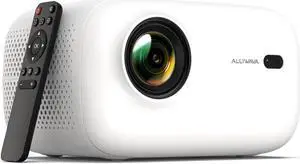 Mini Projector with WiFi and Bluetooth, 4K 1080P Portable Projector, 18000 Lumens Outdoor Movie Projector Support Electric Focus & Auto Vertical Keystone, Smart Video Projectors for Phone/TV Stick/PC