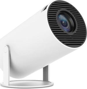 Mini Projector 4K 1080P Support, Portable Projector WiFi6 Bluetooth 5.0 Android 11, Smart Projector Auto Horizontal Correction,180°Rotatable Outdoor Movie Projector Compatible with Phone