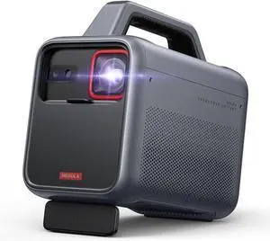 Mars 3 Outdoor Portable Projector, 1000 ANSI Lumens, AI-Powered Image, Built-In Battery with 5 Hour Playtime, Android TV, 200 Inch Home Theater, Camping, Road Trip, Backyard, or Anywhere