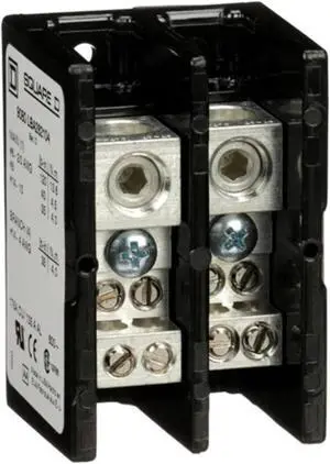 Power Distribution Block, 175 Max. Amps, Number of Poles: 2, Primary Wire Range (AWG): 14 to 2/0 AWG