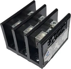 Power Distribution Block / 3 Phase / 600 VAC / 115 A / 1 Input, 4 Output / 2-14 AWG Load in / 10-18 AWG Line Out