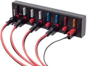 AP-8 8 Port 40A Connector Power Splitter Distributor Source Strip 8 Output AP-8 8 Port 40A Connector Power Splitter Distributor Source Strip 8 Output