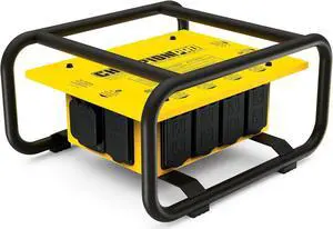 FSPDB3A Aluminum Finger-Safe Power Distribution Block, 600VAC/DC, 100kA, 310 Ampere, 3-31/32" Length x 2-17/32" Width x 1-27/32" Height