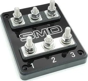 DC Power Fuse Distribution Strip Module (18 Position, Screw Mount)