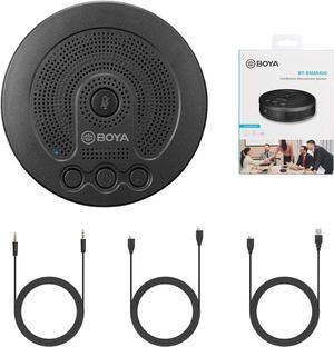 Speakerphone Conference Microphone with 3.5mm TRRS USB Type-C USB Connector for iOS iPhone Android Smartphone Tablet PC Laptop Recording Skype Conference Call