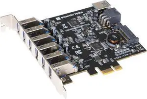 Allegro 7-Port USB 3.2 Gen 1 Type A PCIe Card