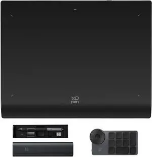 Wireless Drawing Tablet Deco Pro XLW 2nd, 15 Inch Bluetooth Computer Graphics Tablet with X3 Pro Stylus & Mini Key-dial, Digital Drawing Pad for Animation, Digital Art, Video Editing
