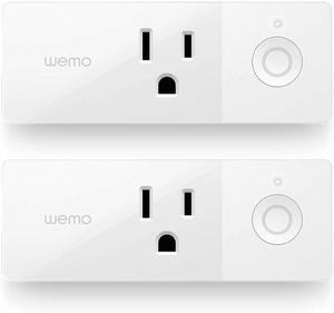 43K-720-0224R Mini Smart Plug Compatible with Alexa, Google Assistant & Apple HomeKit(F7C063-CC), 2-Pack