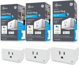 Indoor Smart Plug, Bluetooth and Wi-Fi Smart Outlet Socket, Voice Control Outlet for Holiday Lighting, Works with Alexa and Google Home (3 Pack)
