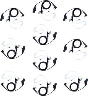 10 PCS CLS1110 Acoustic Tube Surveillance Earpiece/Headset with PTT and Mic for Motorola Walkie Talkie RDM2070d CP200 CP200d CLS1410 CLS1413 CLS1450 Radio