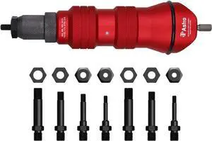 Pneumatic Tool ADN38 XL Rivet Nut Drill Adapter Kit - 3/8" Capacity