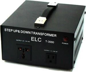 3000 Watt Voltage Converter Transformer - Step Up/Down - 110v to 220v / 220v to 110v Power Converter - Circuit Breaker Protection, CE Certified [3-Years Warranty]