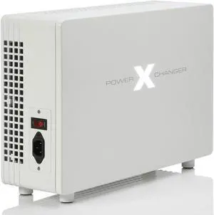 Voltage & Frequency Converter - PowerXchanger Deluxe Series X-10 (White) 10 Amps/1200 Watts - Continuous Power, Plug & Play, No Noise - Convert 230V 50Hz to 110V 60Hz