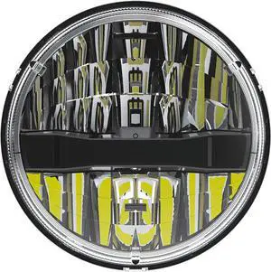 automotive lighting H6024LED LED Integral Beam, Universal Plug and Play LED Replacement for H6024 (7-inch round) Sealed Beam Applications, 1 Pack