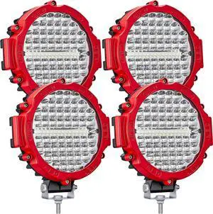 LED Light Pods Offroad 7 Inch, 210W 21000lm LED Off Road Driving Auxiliary Fog Lights 12V 24V for Truck ATV SXS RZR UTV 4x4 Car Offroad Lighting Waterproof (4 Pack)
