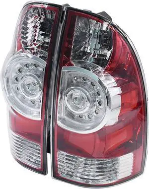 Tail Light Replacement Parts Brake Lamp Replacement for 2005-2015 Toyota Tacoma 8156004150 Left and Right Side Taillights Car Accessories