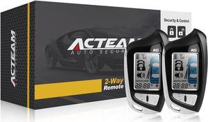 2 Way LCD Car Alarm System Car Security with Remote Start System DC12V 1500M Long Remote Range