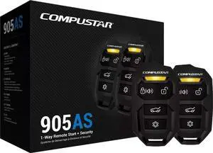 CS905-AS All-in-One 4 Button 1 Way Alarm & Remote Start System 1500' Range