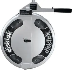 Security Device - Steering Wheel Lock - Full Cover - Silver - Thatcham Approved (Large, 16.4in - 17.3in)