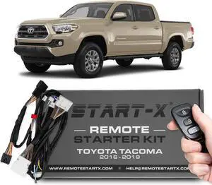 Remote Starter Kit for Tacoma Push to Start 2016-2019 || 3X Lock to Remote Start || USA Brand