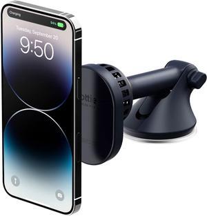 Velox Pro MagSafe Compatible Dash & Windshield Car Mount with Wireless Charging & CryoFlow Cooling Compatible with MagSafe Phones Including iPhone 12/13/14/15/16 Series (Car Charger Included)