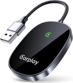 Wireless CarPlay Adapter 2024 Upgraded, Converts Factory Wired CarPlay to Wireless, Plug and Play Car Play Wireless Adapter, Compatible with iPhone Multi-User Seamless Connection