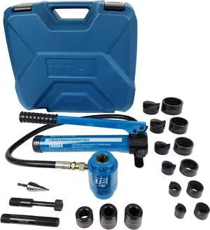 Hydraulic Knockout Punch TH0004 - Electrical Conduit Hole Cutter Set KO Tool Kit 5 Year Warranty