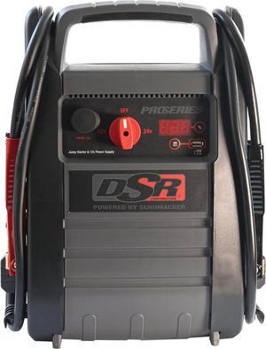 Electric DSR ProSeries DSR166 Jump Starter and Portable Power Station for Car, SUV, Truck, and Boat Batteries, 4400 Peak Amps, 750 Cranking Amps, 12 Volt, 24 Volt, Gray, 1 Unit