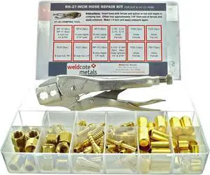 RK-27-WCM Hose Repair Kit 3/16" & 1/4" ID Hose A & B Fittings