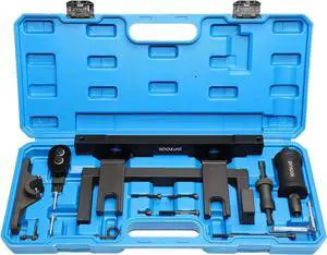 Camshaft Timing Flywheel Holder Tool Fuel Injector Remover Kit Compatible with BMW N20 N26 Engine
