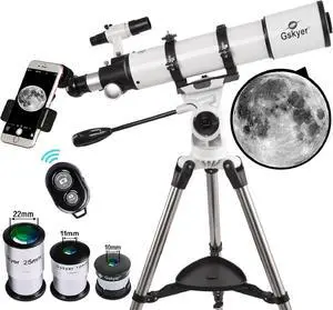 600x90mm AZ Astronomical Refractor Telescope for Adults Astronomy, German Technology Scope