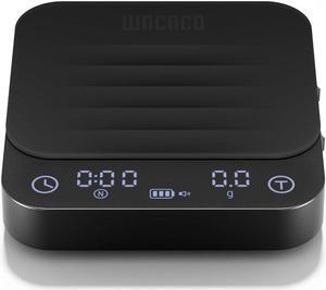 Exagram Pro Coffee Scale with Timer, Smart Espresso Scale with Carrying Box, Automatic Timing Rechargeable Mini Digital Coffee Weight Scales Gram&Ounce&Milliliter, Food Kitchen Scale, Black