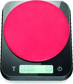 Barista Coffee and Food Scale with Built-in Timer, 6 in x 5 in, Black