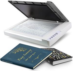 Large Format Flatbed Scanner OS 1180 - A3 / Tabloid/Legal Size scan, Up to 1200 DPI scan Resolution for Blueprints and Document. Design for Library, School and Soho, Support Mac and PC