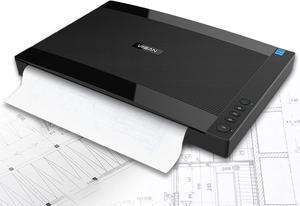 VF3240 Large Format Flatbed Scanner, A3 Size, 2400 DPI, CIS Sensor, Scan 12"x 17" in 4 sec, Frameless, Auto-Scan, Document & Photo & Book Scanner, Supports Windows & Mac