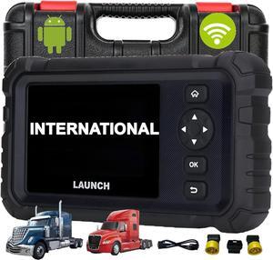 Scanner International Heavy Duty Truck Bus Diagnostic Scan Tool, Actuation Test,Coding,Special Functions, Full System Diagnosis, Lifetime Free Upgrade