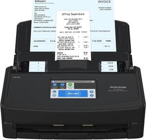 iX1600 Receipt Edition Color Duplex Invoice Document Scanner for Mac and PC Works with QuickBooks Online, Black