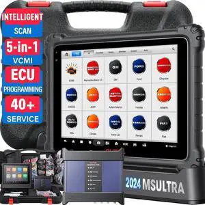 Autel MaxiSYS Ultra Scanner: Top Auto Tool with 40+ Service, 5-in-1 VCMI, ligent Scan, Topology Map, ECU Programming & Coding, Upgraded of MaxiCOM Ultra Lite Elite II Pro MS919 Ultra EV