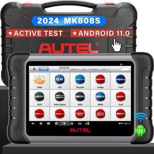 Scanner MaxiCOM MK808S: 2024 Bidirectional Tool as MK808BT Pro MX808S M808Z, Function as MaxiCheck MX900, 28+ Service, Active Test, All System Diagnose, Injector Coding, FCA Autoauth Android 11