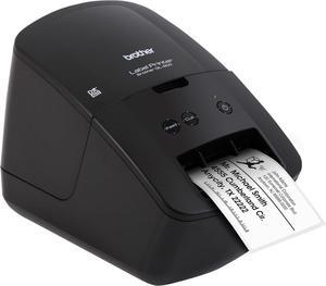 QL-600 Desktop Monochrome Label Printer, up to 2.4" Label Width, No Ink Required, uses Genuine DK Drop-in Rolls for Fast Labeling and Easy Integration with  Applications