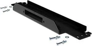 Winch Mounting Plate for 1987-2006 Jeep Wrangler TJ/YJ - 1189, Front, Black
