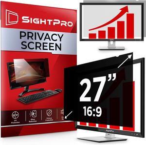 27 Inch 16:9 Computer Privacy Screen Filter for Monitor - Privacy Shield and Anti-Glare Protector
