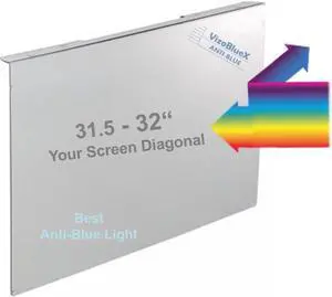 31.5 to 32 inch Universal Blue Light Screen Protector for Computer Monitor and TV. Filter & Damage Protection Panel (28.5 x 17.1 inch) Blocking UV for Displays